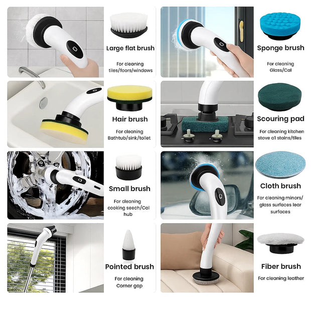 Electric Brush Cleaner™ | 9 in 1 Portable Cleaner